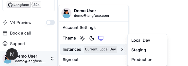 UI Customization Instance
Switcher